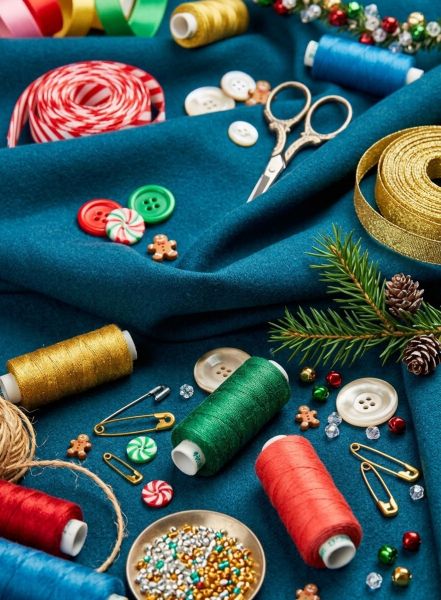Christmas brunch & sewing